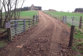 Thanks to landowners Lothian Estates, we now have a new road.